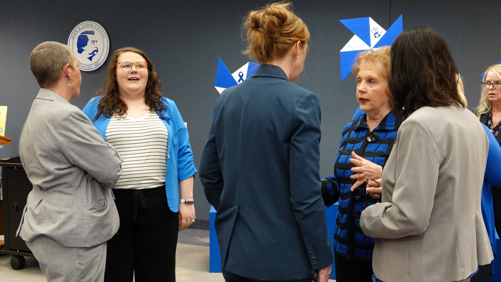Agency representatives at a Foundation gathering