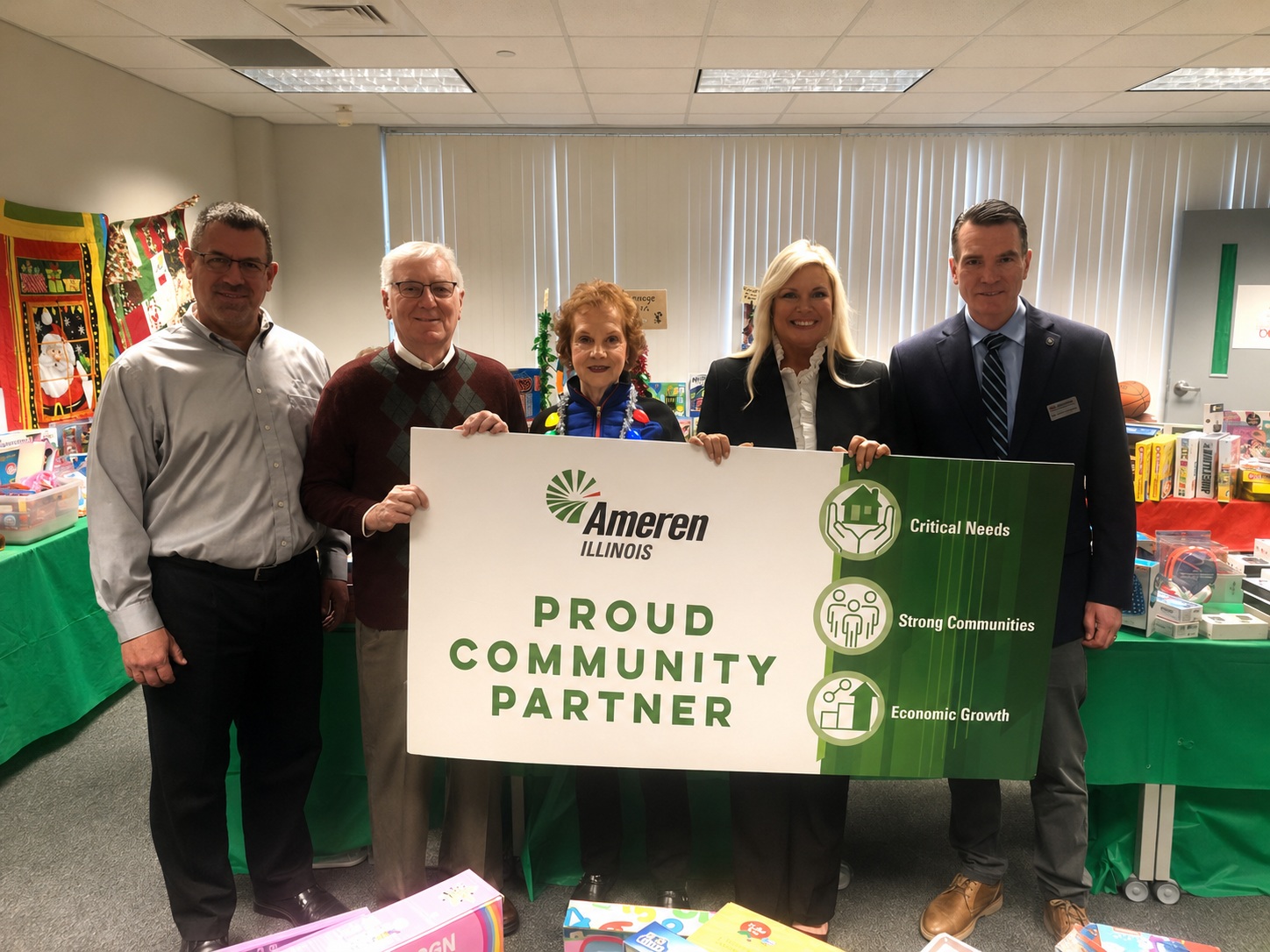 Children's services partners at a Foundation event